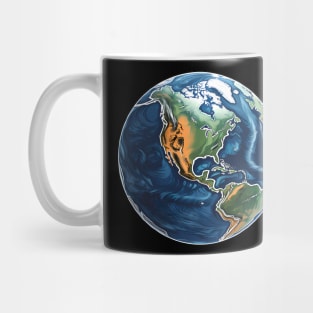 Fantasy Earth Globe Mug